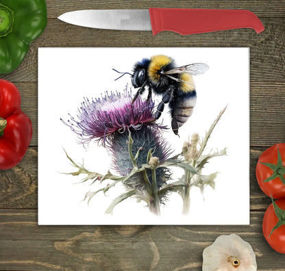 Bee & Thistle Glass Chopping Board, Bee & Thistle Worktop Saver