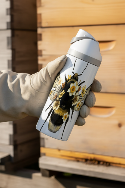 Bee and Daffodils - 720ml One Touch Thermal Drinks Bottle