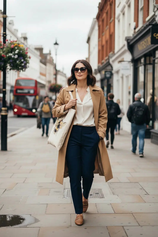 Bee and Daffodils - Tote Bag