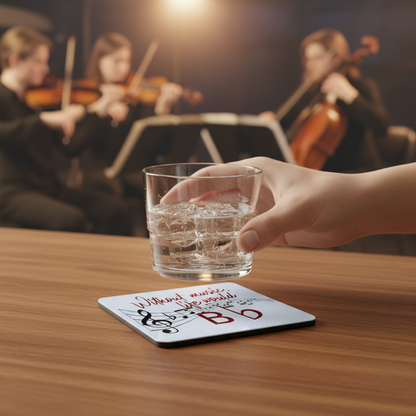 Without Music Life Would Bb Coaster