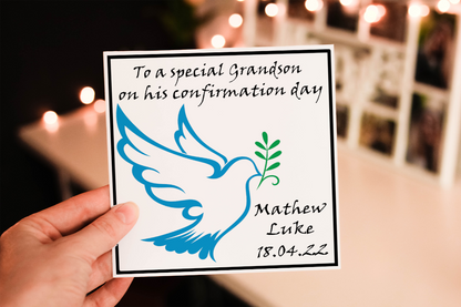 God Son Confirmation Day Card, Confirmation Card For God Son