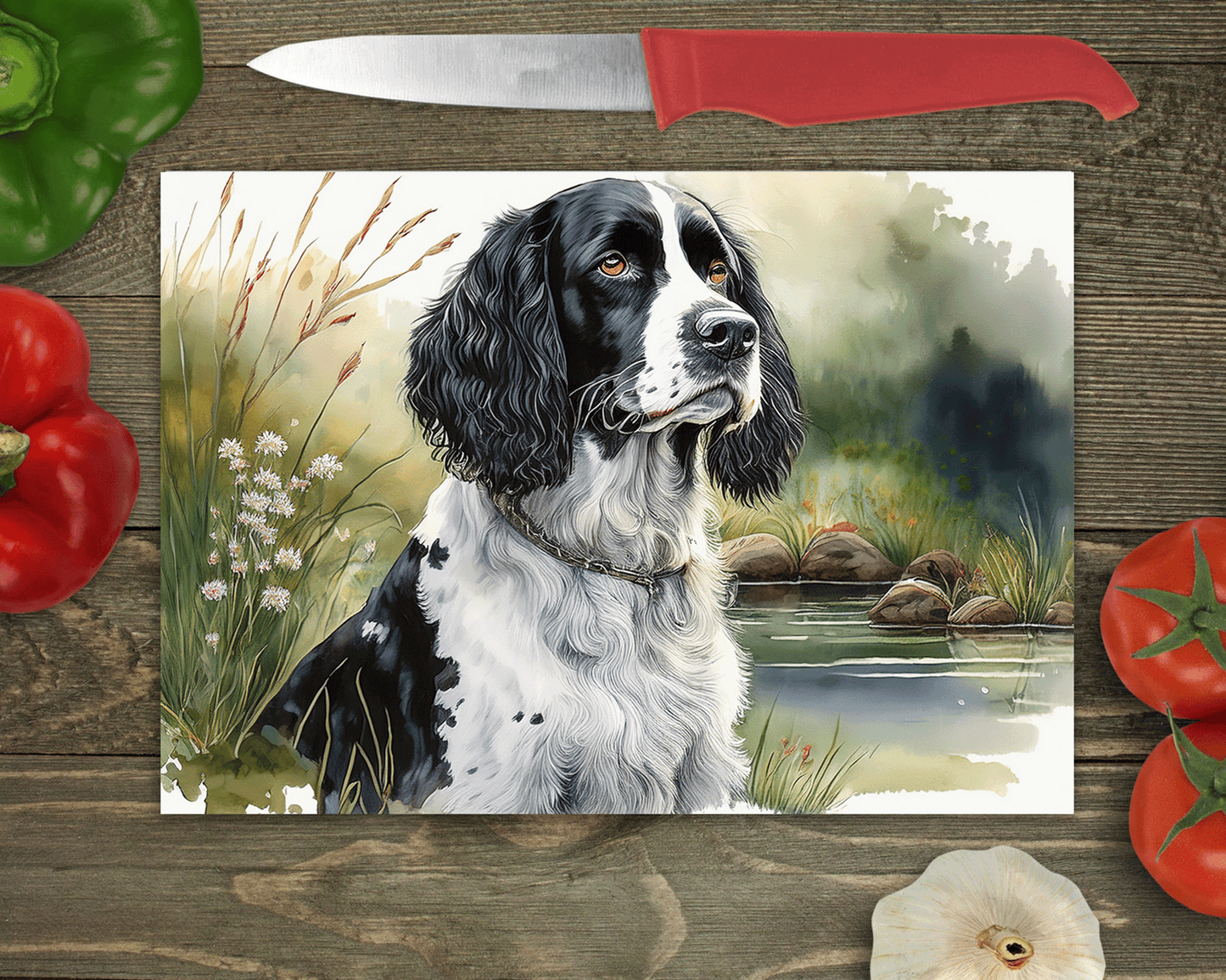 Spaniel Chopping Board - Spaniel Worktop Saver
