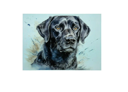 Black Labrador Chopping Board - Black Labrador Worktop Saver
