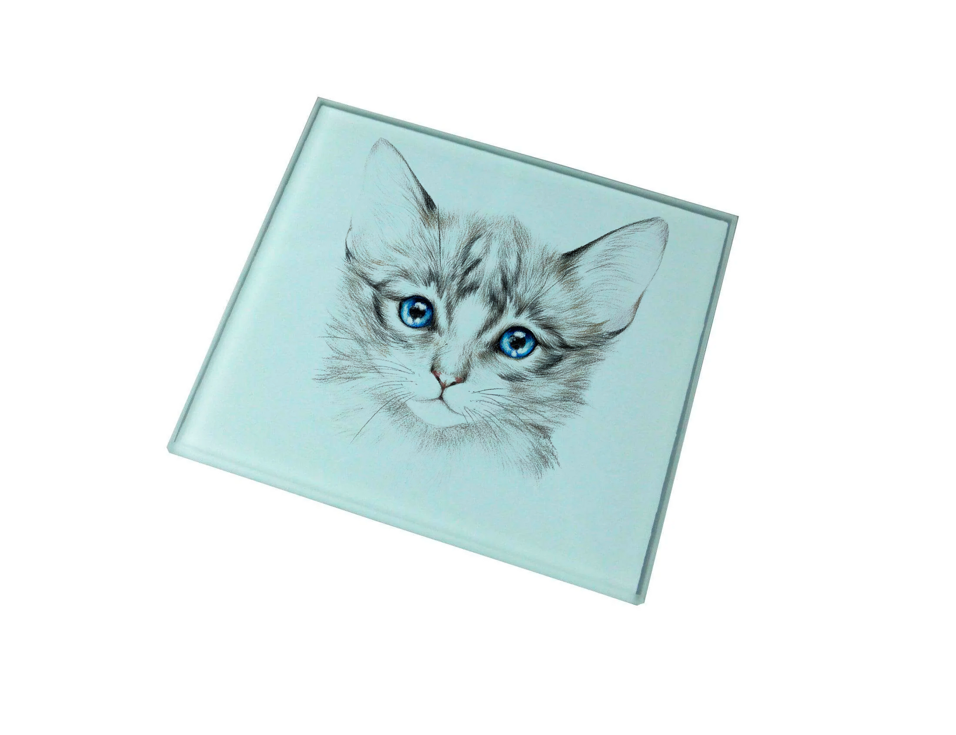 Cat Glass Coaster (Set of 4)