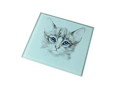 Cat Glass Coaster (Set of 4)