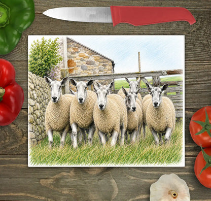 Blue Faced Leicester Chopping Board - Blue Faced Leicester Worktop Saver Blue Faced Leicester Chopping Board - Blue Faced Leicester Worktop Saver