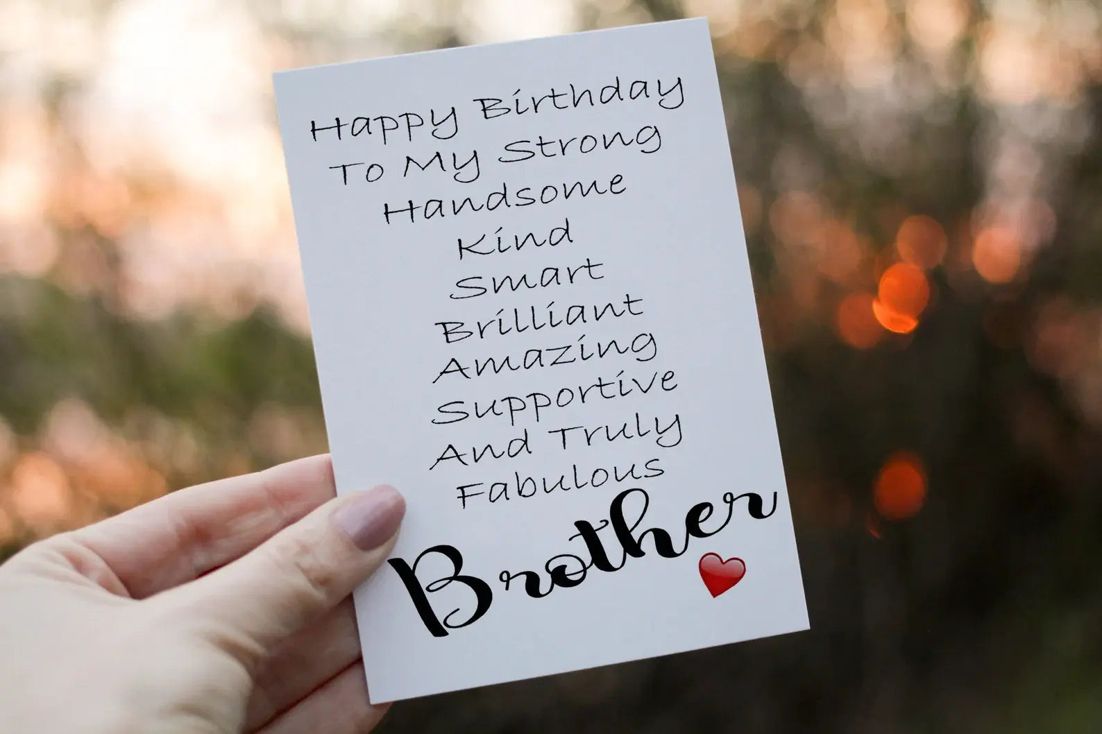 Brother Birthday Card, Card for Birthday, Greetings Card