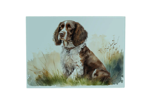 Spaniel Glass Placemat