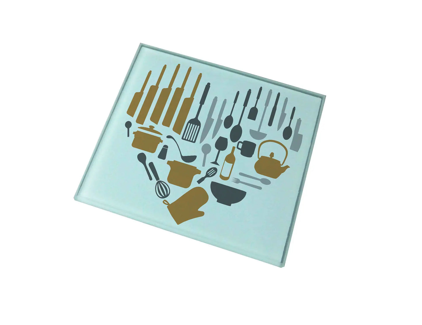 Utensil Heart Coaster (Set of 4)