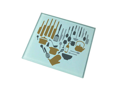 Utensil Heart Coaster (Set of 4)