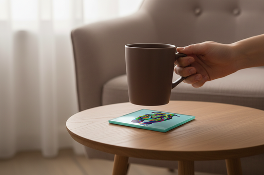 Bulldog Glass Coaster (Set of 4)