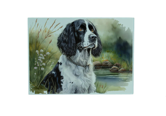 Spaniel Glass Placemat