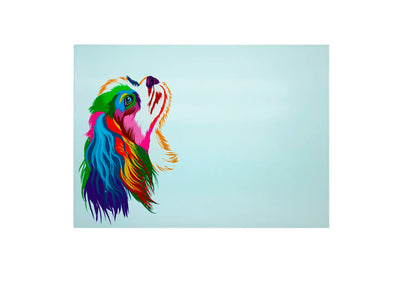 Cavalier King Charles Spaniel Glass Chopping Board - Worktop Saver