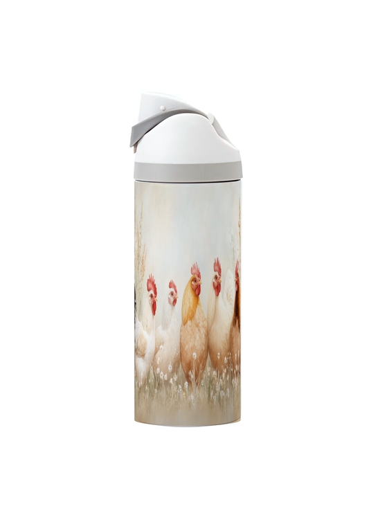 Chickens - 720ml Thermal Drinks Bottle - One Touch