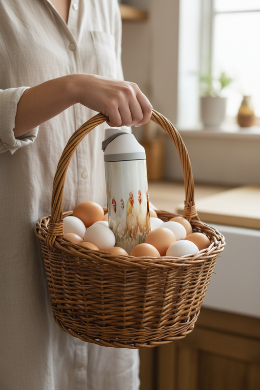 Chickens - 720ml Thermal Drinks Bottle - One Touch