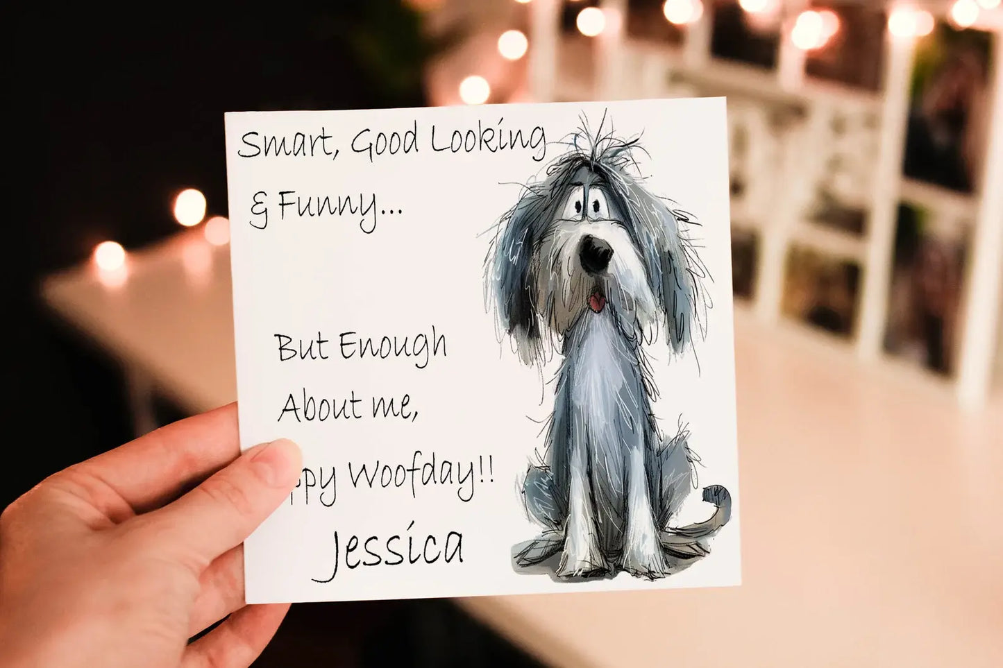 Personalised Cocker Spaniel Dog Birthday Card