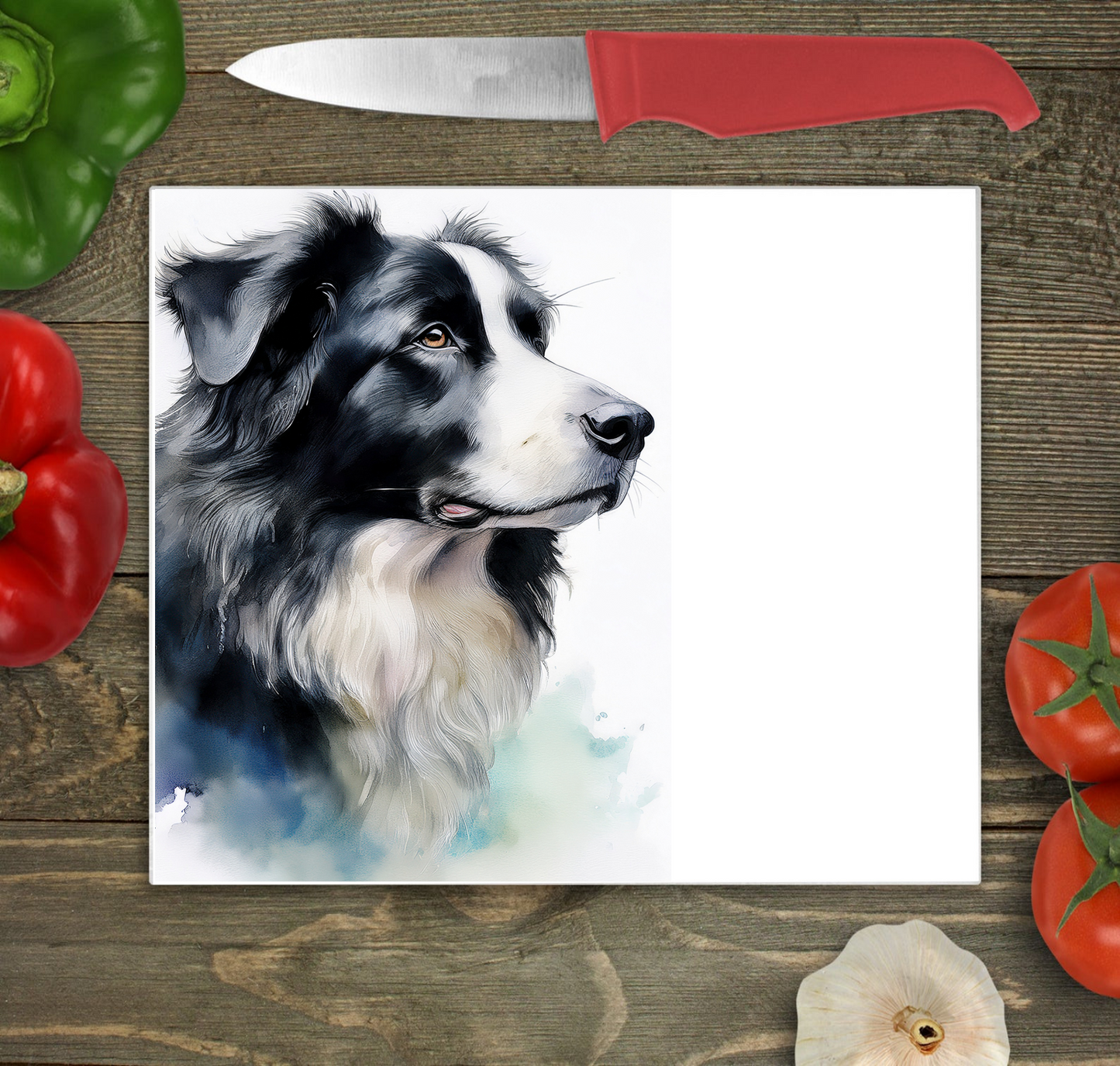 Collie Glass Chopping Board, Collie Worktop Saver