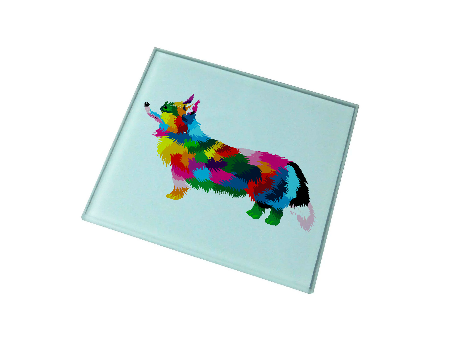 Corgi Glass Coaster (Set of 4)