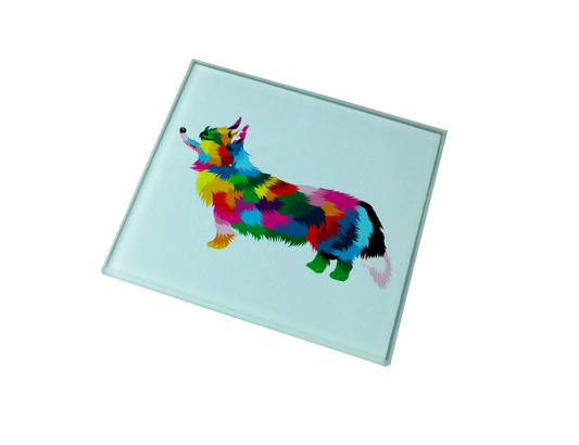 Corgi Glass Coaster (Set of 4)