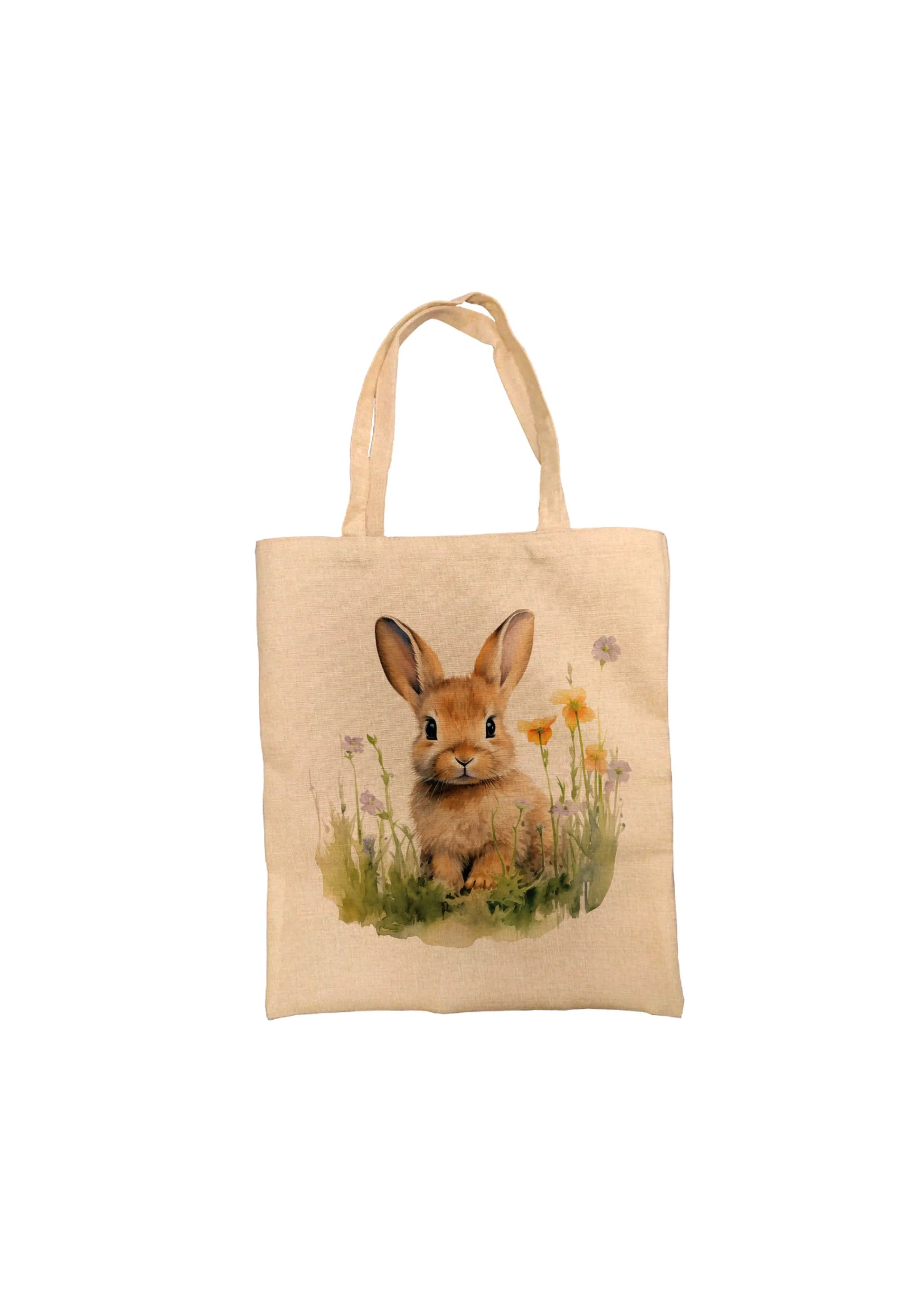 Baby Rabbit Tote Bag, Animal Bag, Personalised Tote Bag