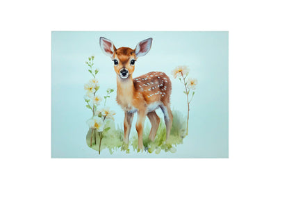Deer Glass Chopping Board - Deer Worktop Protector