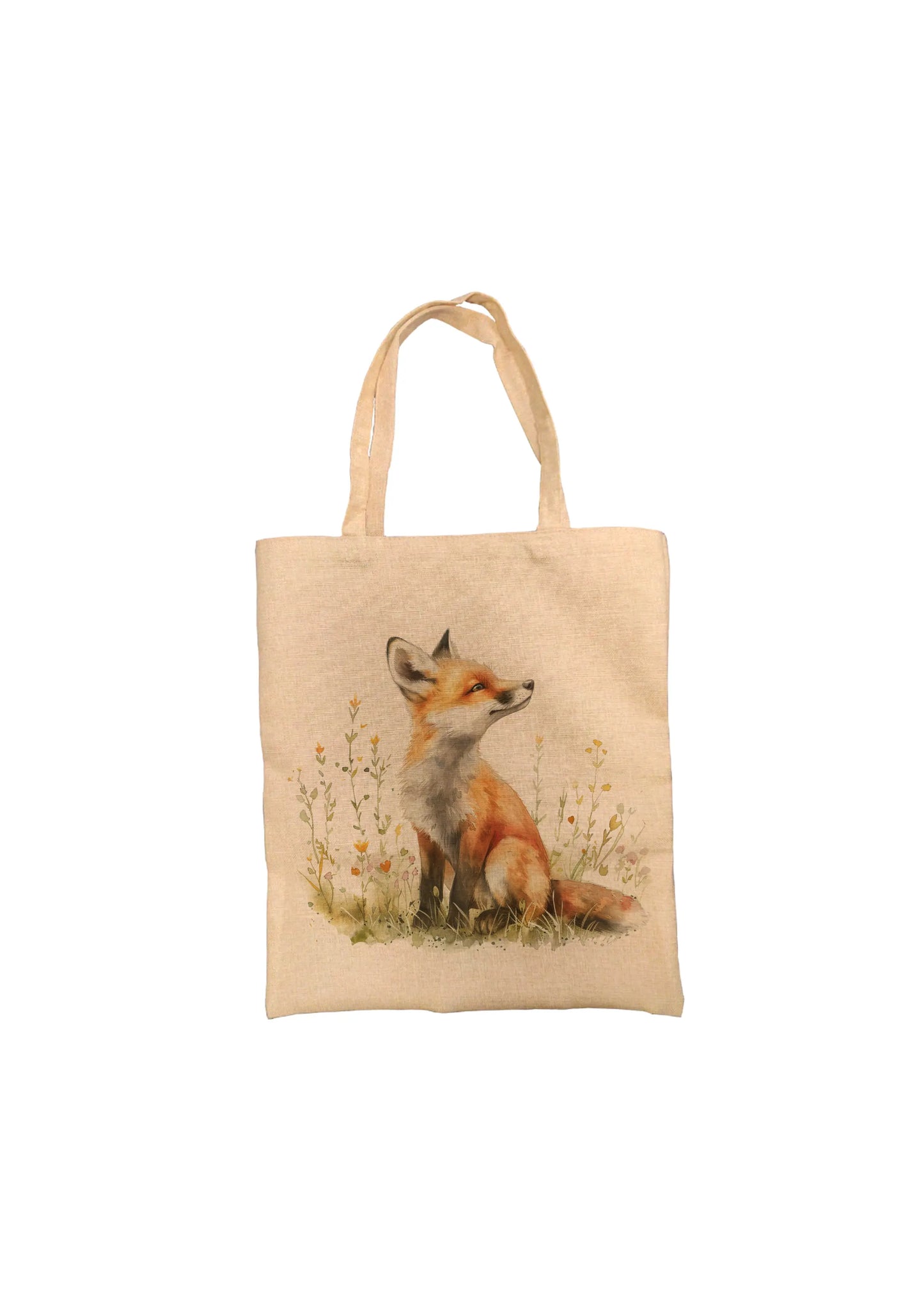 Fox Tote Bag, Fox Bag, Personalised Tote Bag