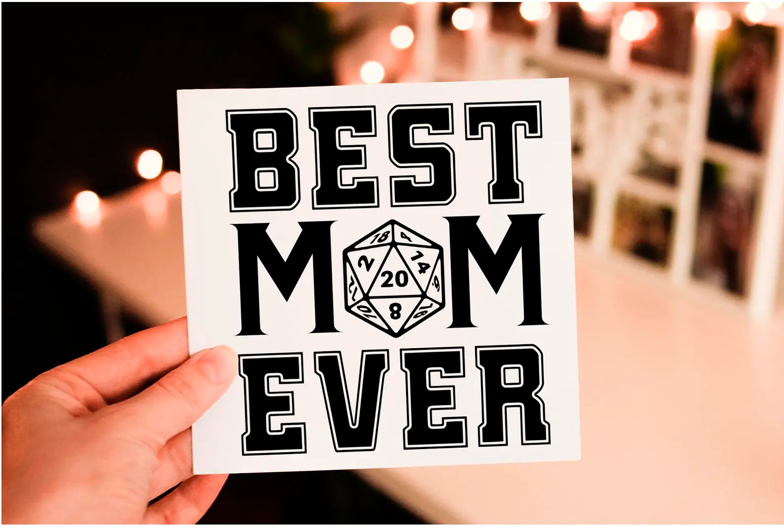 Dungeons and Dragons Mum Birthday Card, Card for Mum