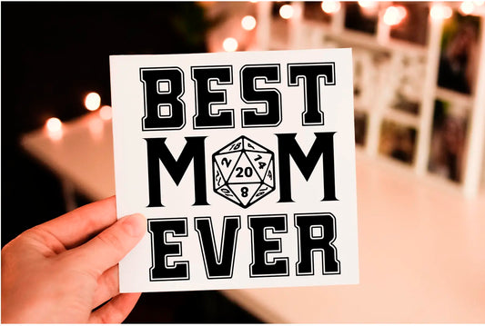 Dungeons and Dragons Mum Birthday Card, Card for Mum