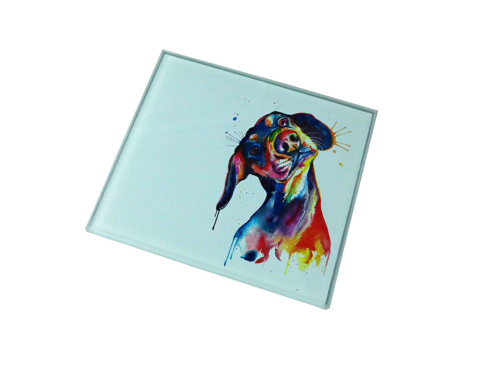 Dacshund Glass Coaster (Set of 4)