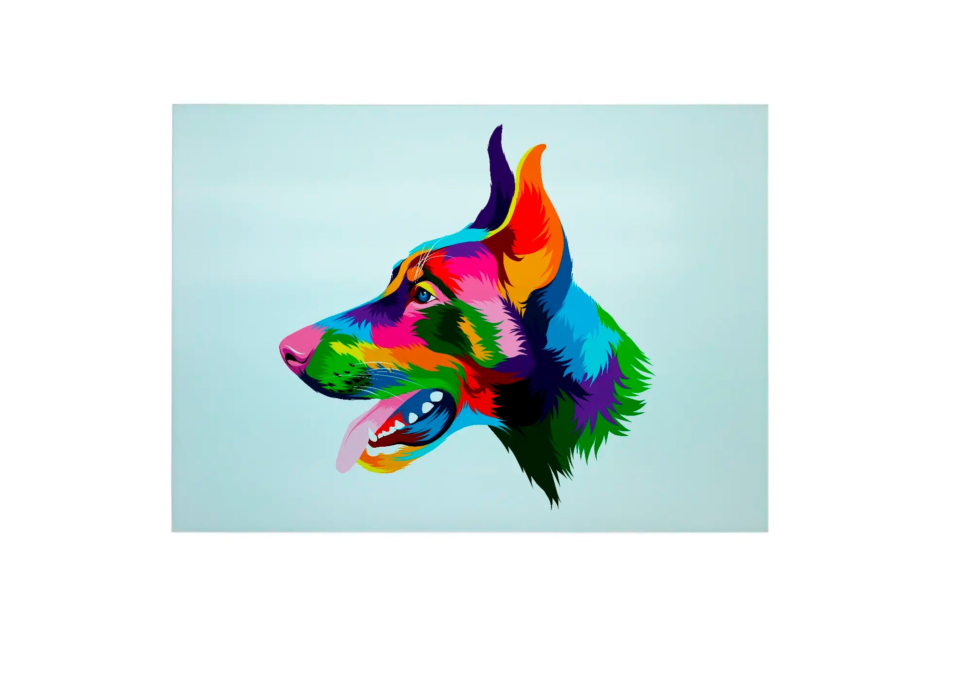 Doberman Glass Chopping Board, Doberman Worktop Saver
