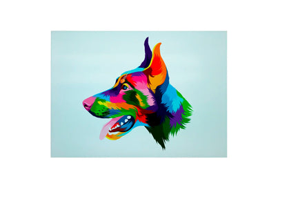 Doberman Glass Chopping Board, Doberman Worktop Saver
