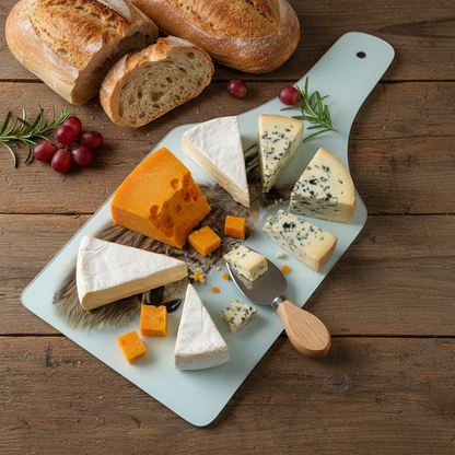 Donkey Bottle Shaped Glass Chopping Board - Cheese Platter, Donkey Worktop Saver