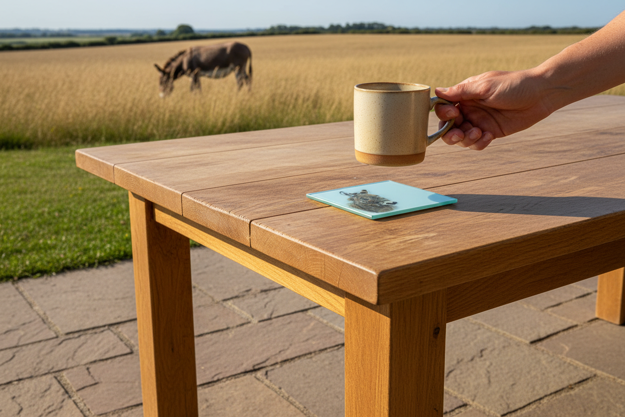 Donkey Glass Coaster (Set of 4)