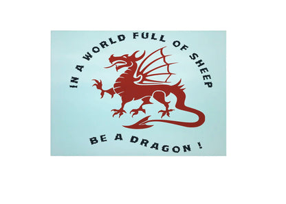 Dragon Large Glass Chopping Board - In a World Full ... Worktop Saver