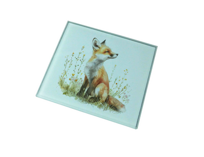 Fox Cub Glass Coaster (Set of 4)