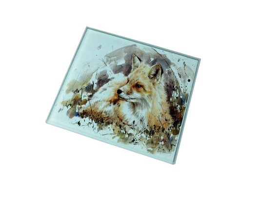 Fox Glass Coaster (Set of 4)