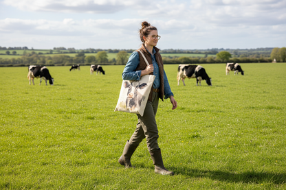 Friesian Cow Tote Bag