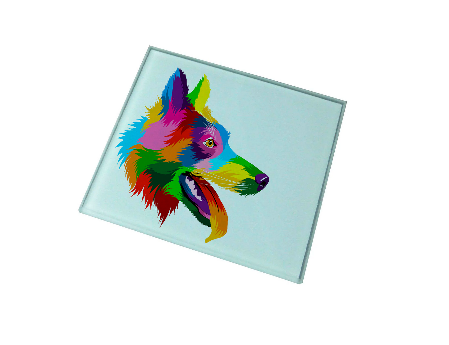 German Shepherd Glass Coaster (Set of 4)