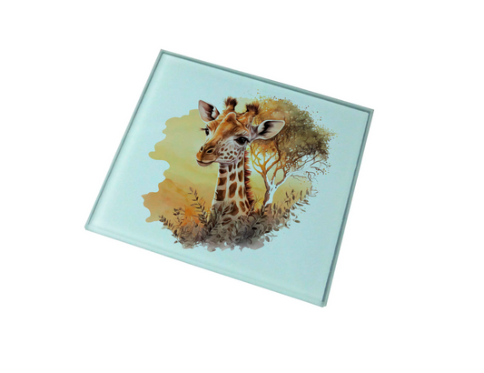 Giraffe Glass Coaster (Set of 4)