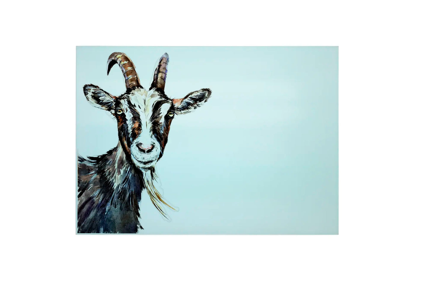 Goat Glass Chopping Board, Goat Worktop Saver