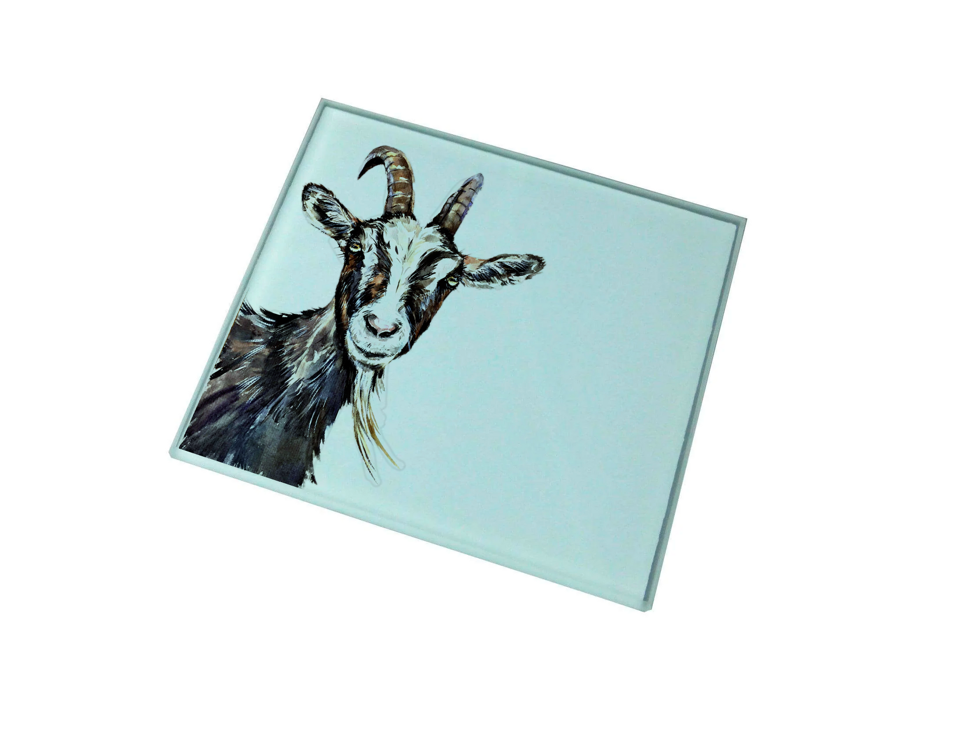 Goat Glass Coaster (Set of 4)