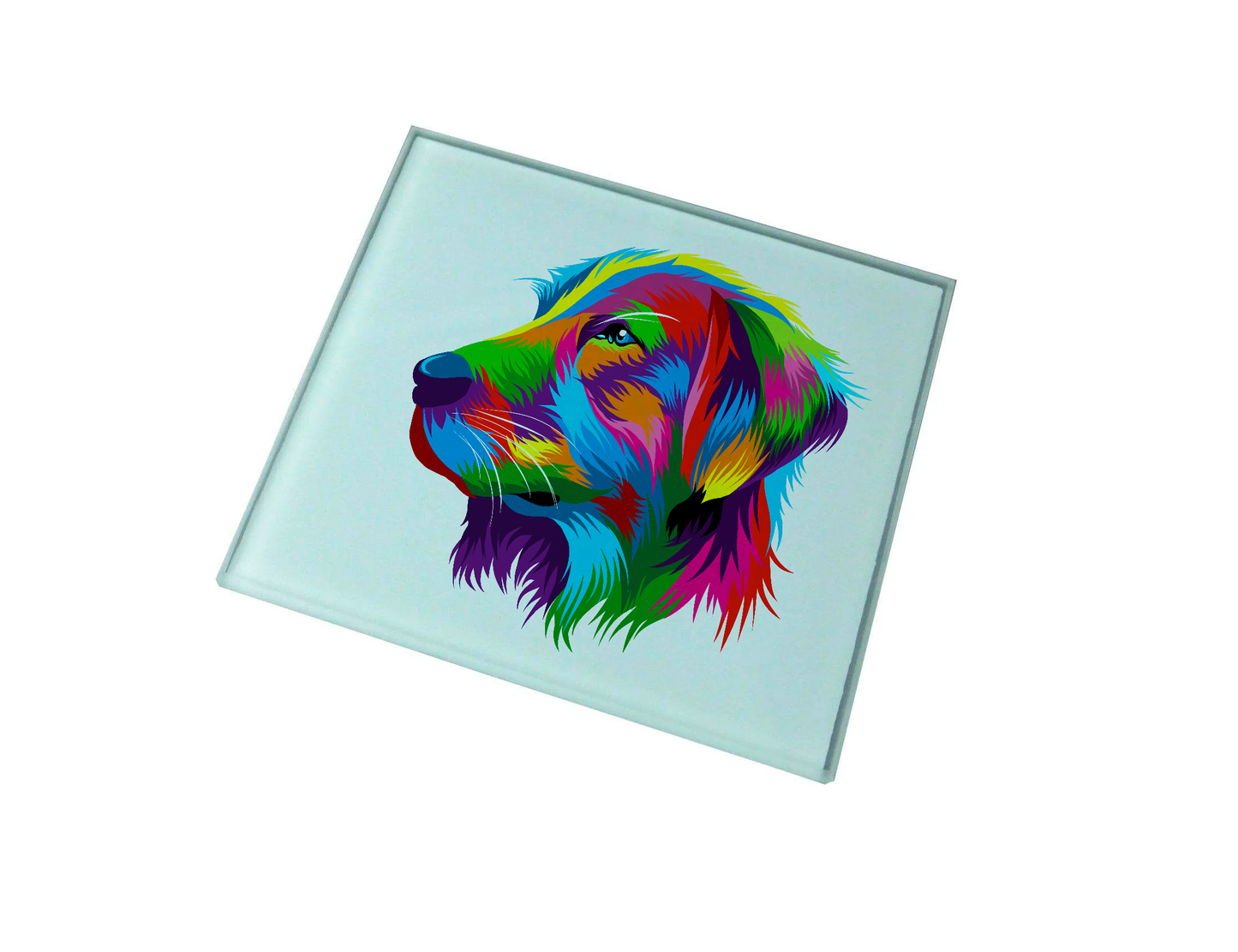 Golden Retriever Glass Coaster (Set of 4)