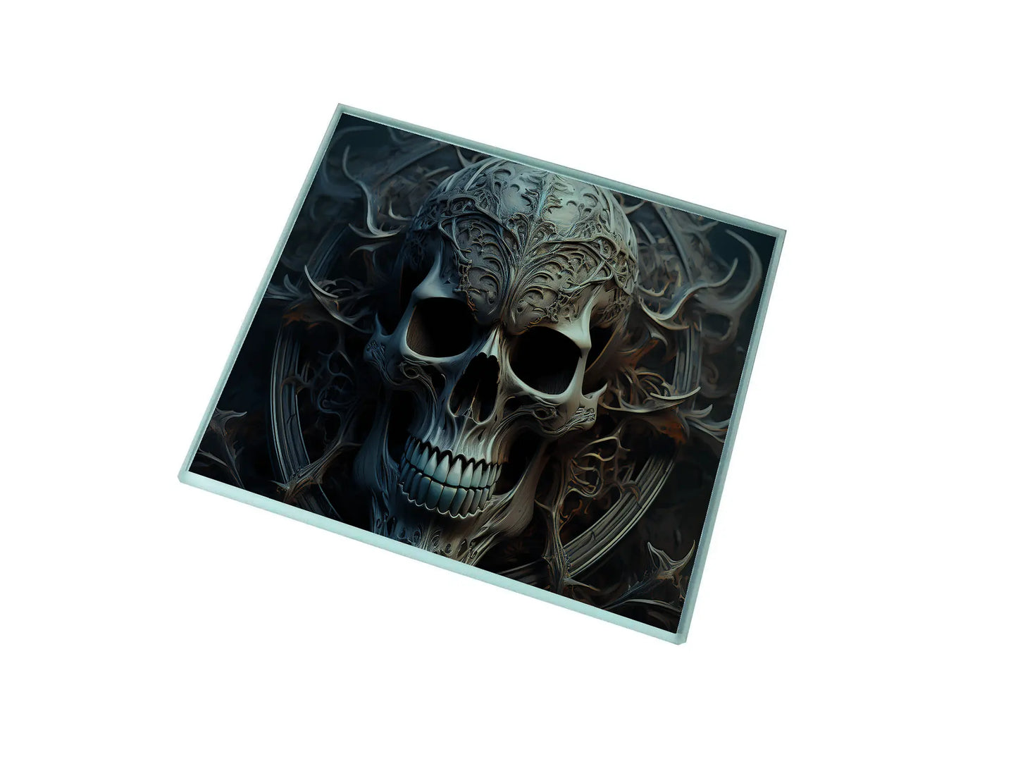 Gothic Skull Glass Coaster (Set of 4)