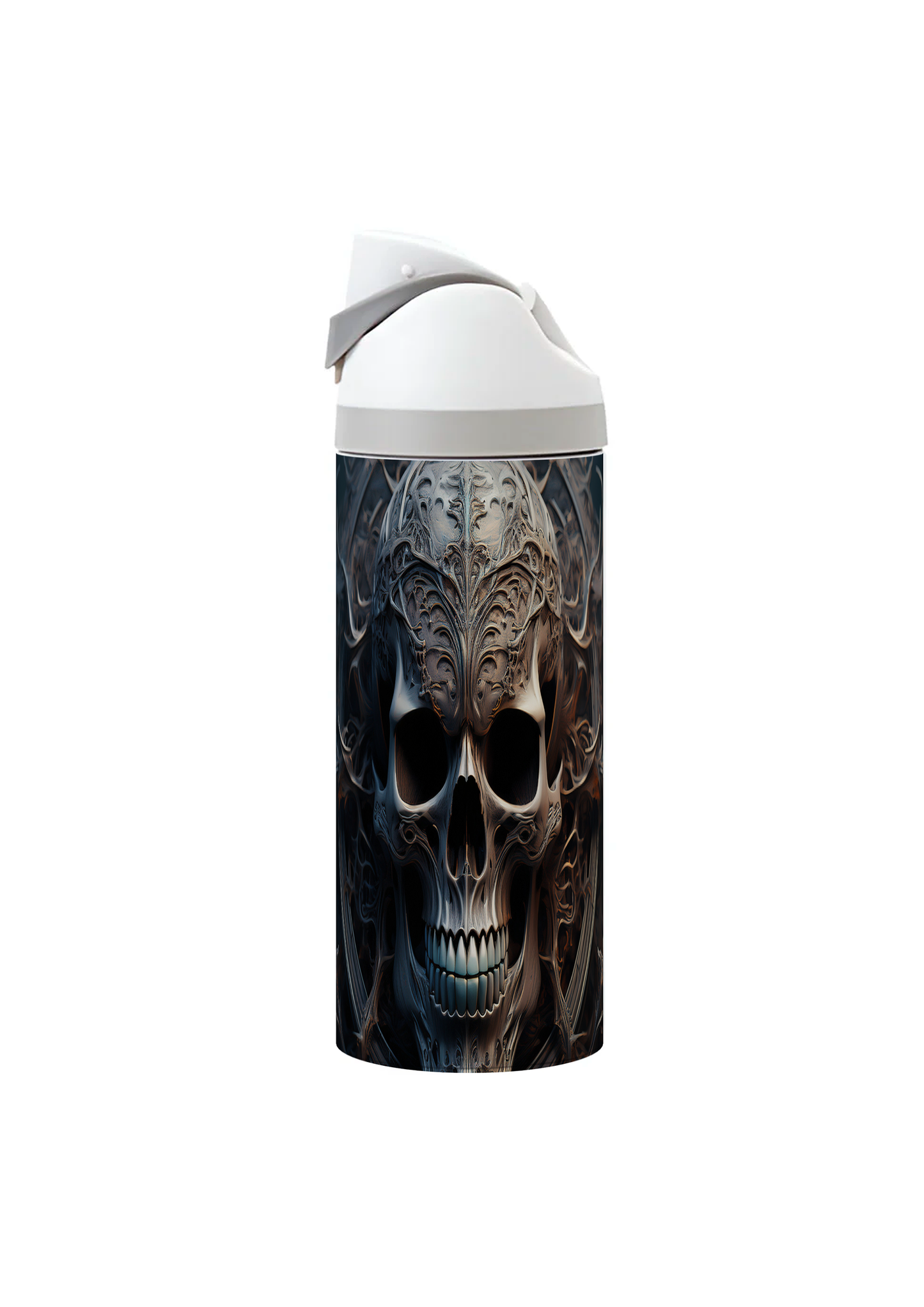 Gothic Skull - 720ml One Touch Thermal Drinks Bottle
