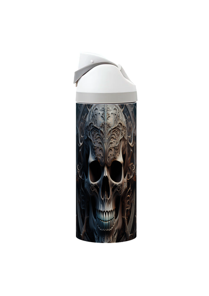 Gothic Skull - 720ml One Touch Thermal Drinks Bottle