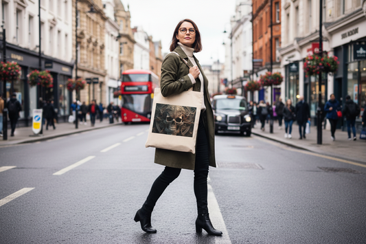 Gothic Skull - Tote Bag