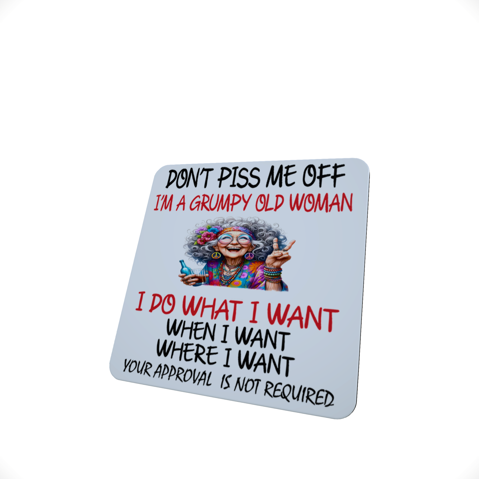 Grumpy Old Woman Coaster