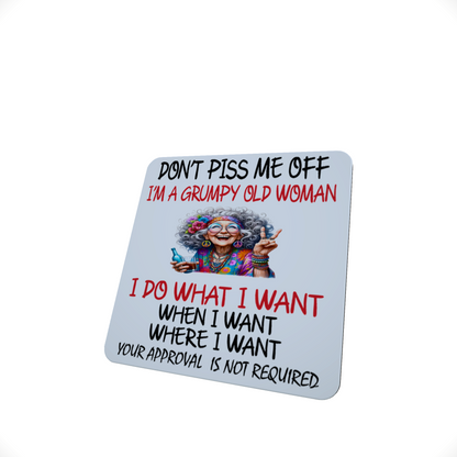 Grumpy Old Woman Coaster
