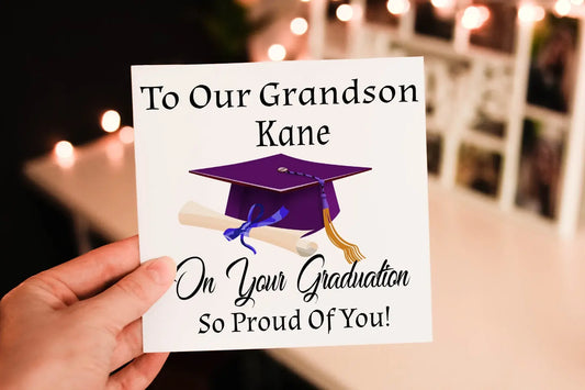 Personalised Graduation Card : Proud Graduate