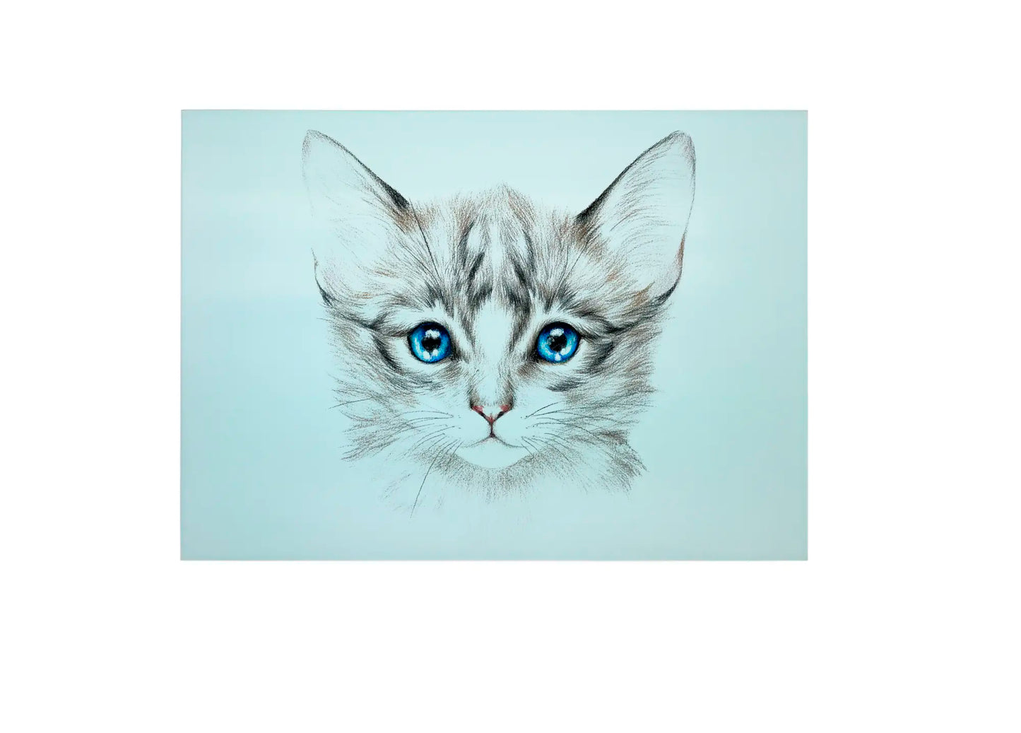 Cat Glass Chopping Board, Cat Glass Chopping Board